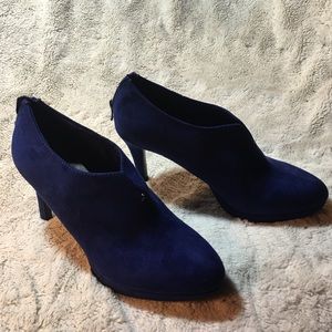 Blue Suede Heels