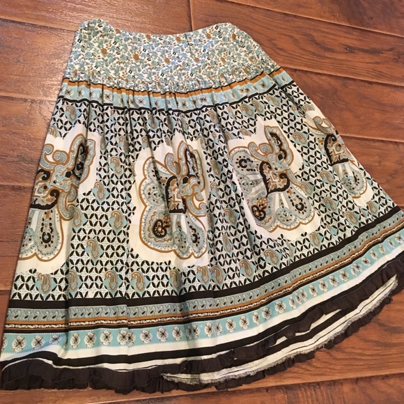 Patterned skirt