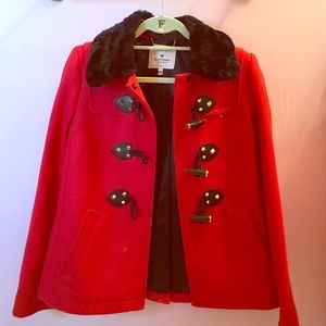 Juicy Couture Wool Short Swing Coat