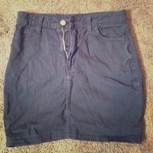 American Apparel Black High Waist Skirt