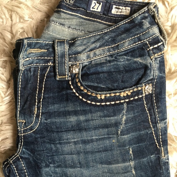 Distressed Miss Me Jeans