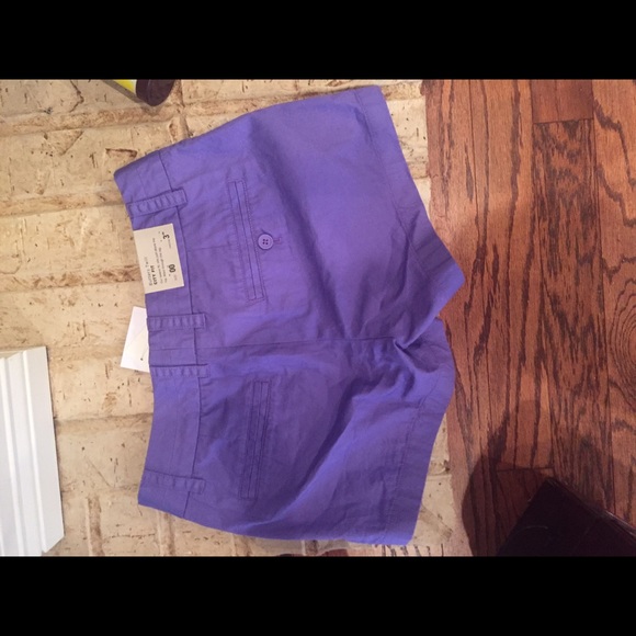 J Crew purple shorts size 00 NWT - Picture 3 of 3
