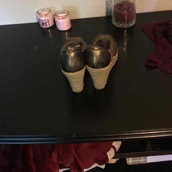 Steve Madden bronze mesh espadrilles - Picture 2 of 3