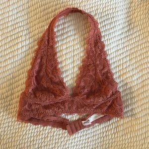 Free People halter lace bra