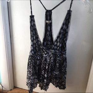 Urban Outfitters Black and White Tank Top