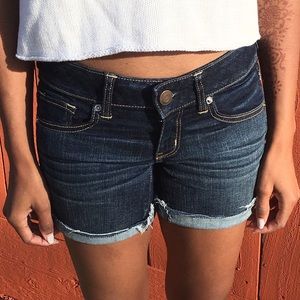 Dark wash American Eagle Shorts