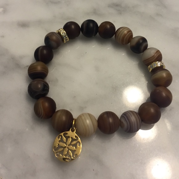 Rustic Cuff - brown Trina
