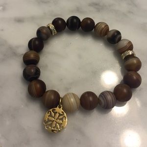 Rustic Cuff - brown Trina