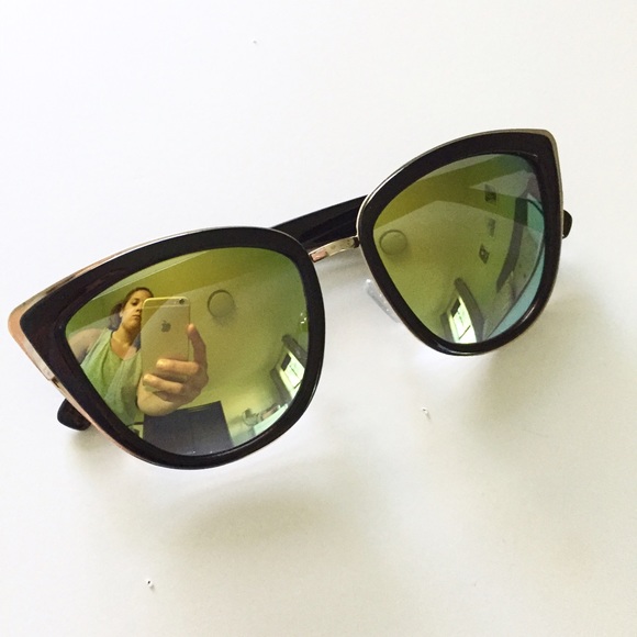NWT || My Girl Mirrored Retro Cat Eye Sunglasses - Picture 4 of 4