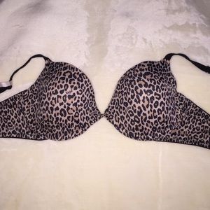 Cheetah print bra