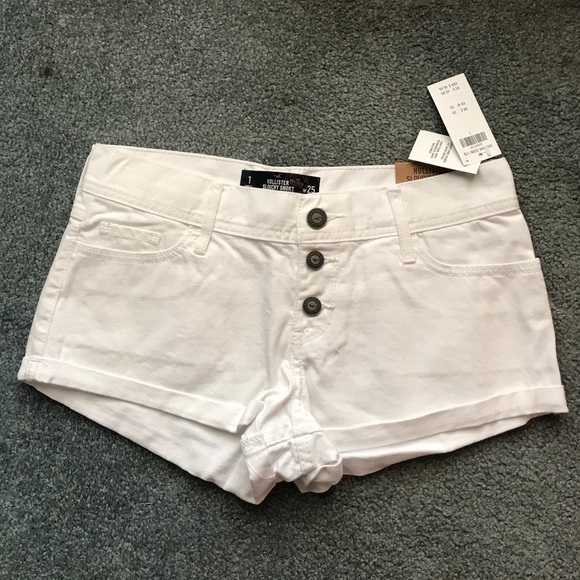 Low Rise Denim Shorts - Picture 5 of 6