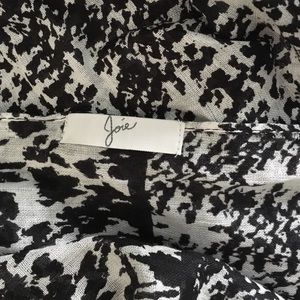 Joie back and white silk scarf