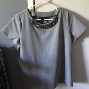 Gray blouse