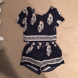 Navy two piece set