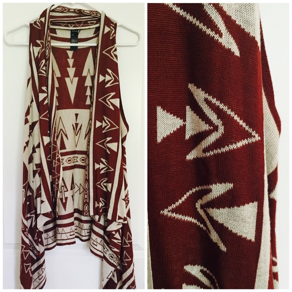 Boho long vest ✌🏻️💗