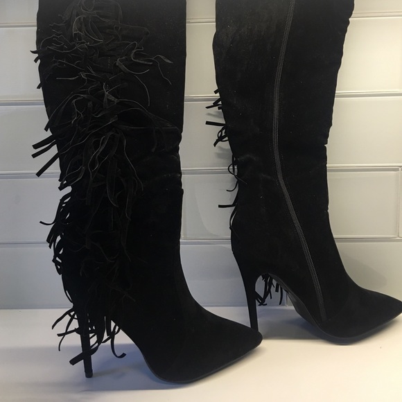 High heel boots