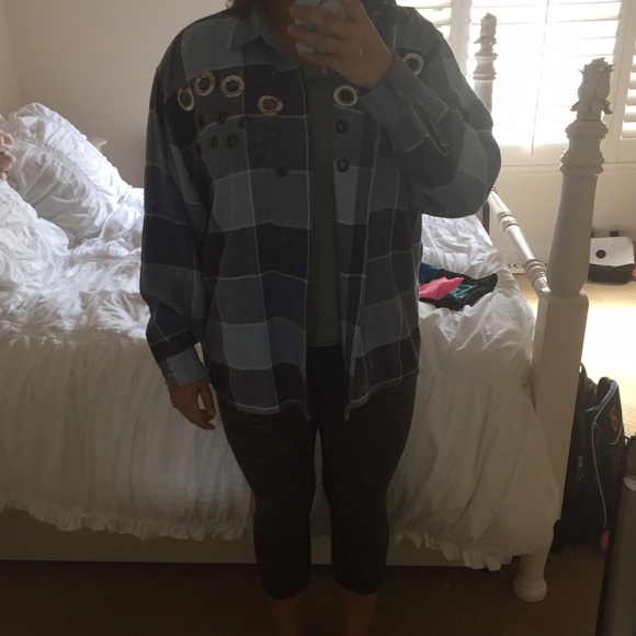 Blue LF Flannel - Picture 3 of 4