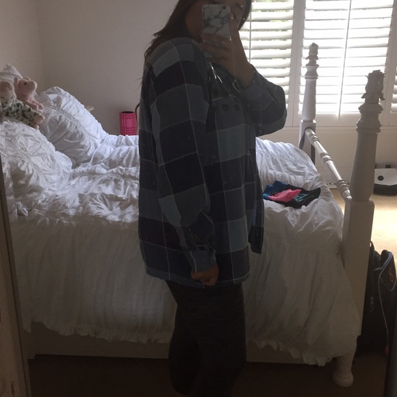 Blue LF Flannel - Picture 4 of 4