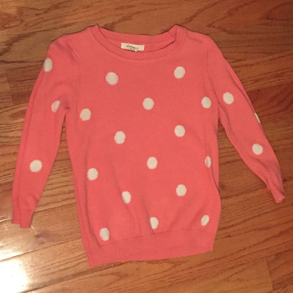Pink Forever 21 polka dot sweater