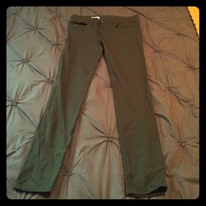 Olive green GAP legging jeans