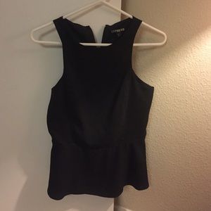 Black peplum