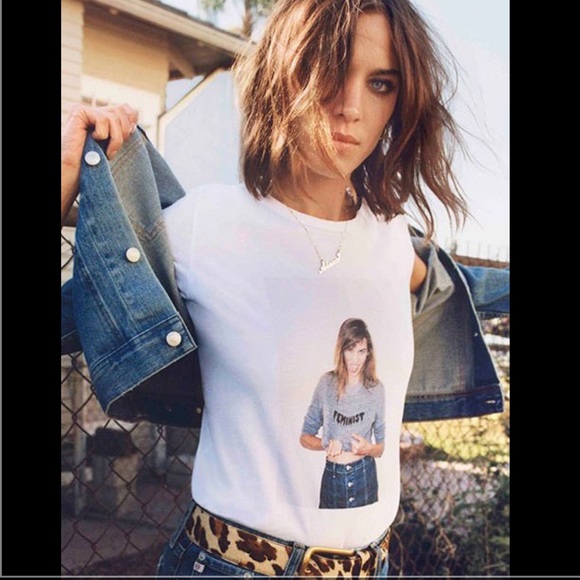 ALEXA CHUNG for AG graphic tee🎈