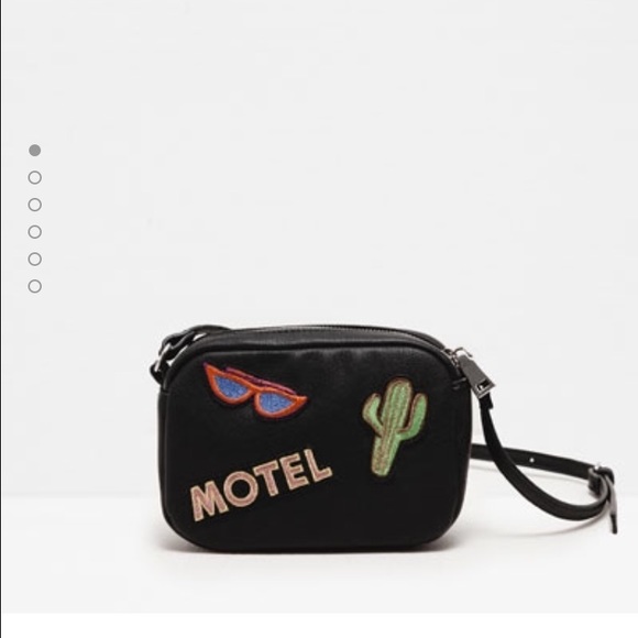 Zara adjustable patch crossbody bag - Picture 3 of 4