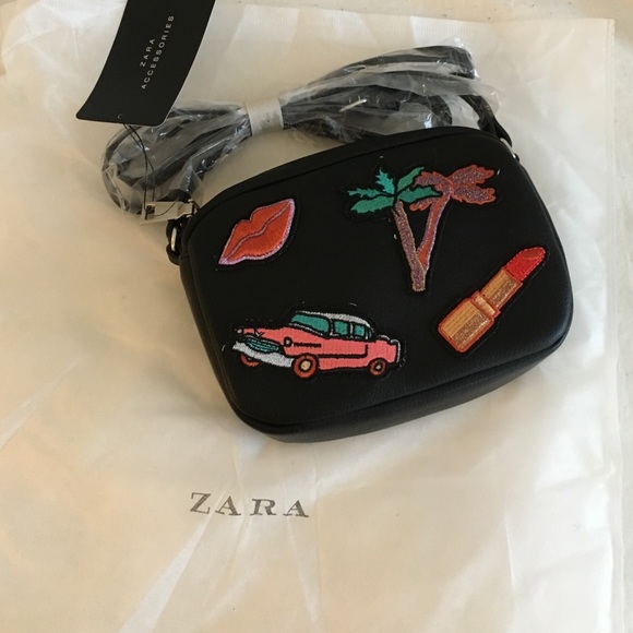 Zara adjustable patch crossbody bag - Picture 4 of 4