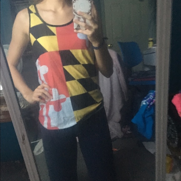 Maryland flag tank top