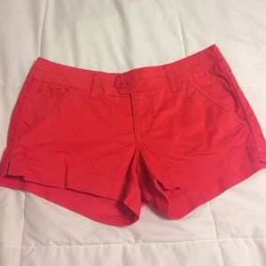 Red shorts