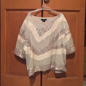 H&M sequined crop top