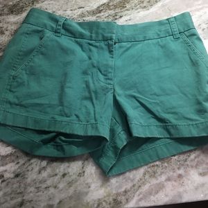 Green J. Crew shorts