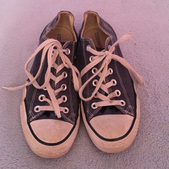 Navy blue converse all stars