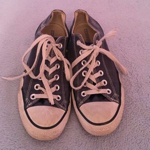 Navy blue converse all stars