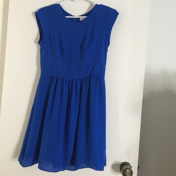 Rebecca Taylor electric blue dress