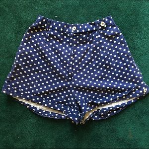 Polka dot shorts