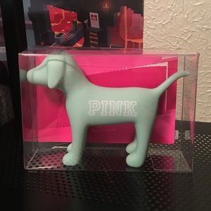 Victoria's Secret PINK green rubber dog