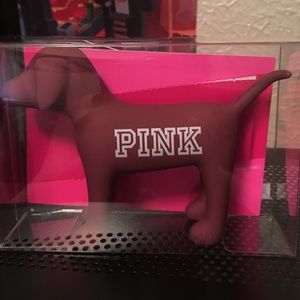 Victoria's Secret PINK maroon rubber dog
