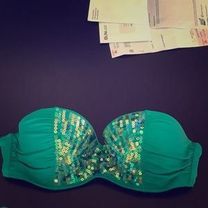 Victoria's Secret sequin bikini top