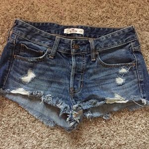 distressed hollister shorts
