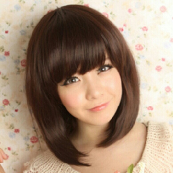 Brand new lace front cap dark brown wig