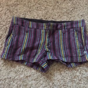 multicolored limited addition shorts