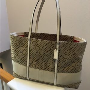 Coach shoulder tote