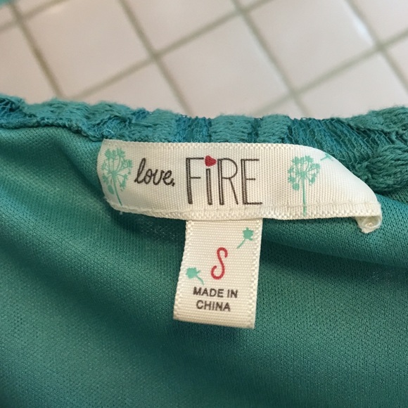 Deep Turquoise strapless lace dress - Picture 4 of 4