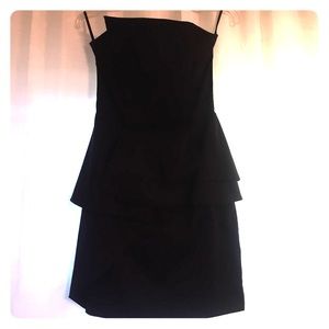 Cache Strapless Little Black Dress