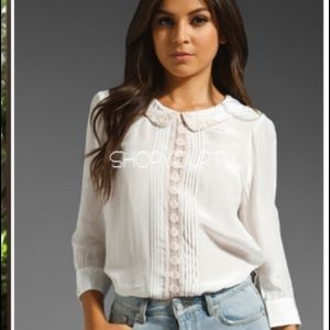 Free People collared blouse