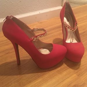 Red Charlotte Russe High Heels!!!