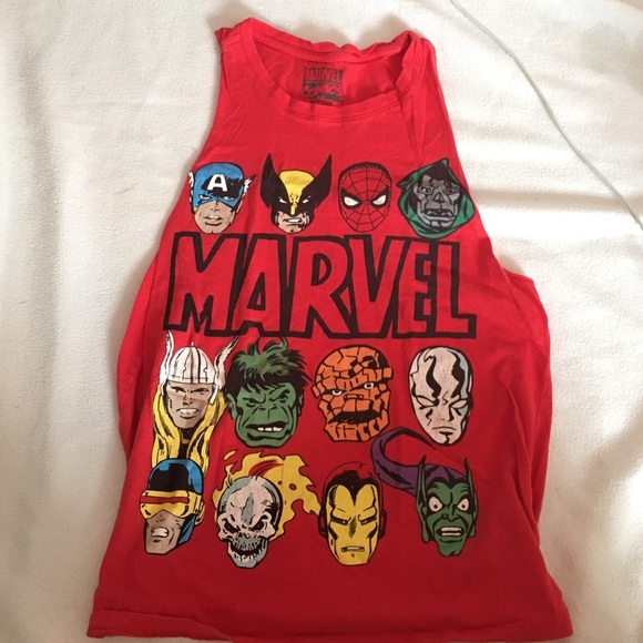 Marvel Comics sleeveles shirt. Worn once