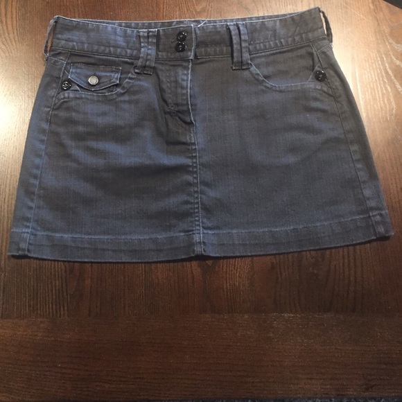 Grey Denim skirt