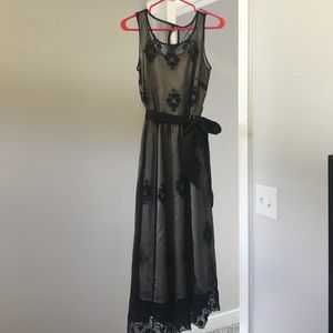 Black Lace Gown